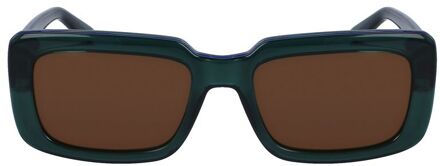 Karl Lagerfeld Groene Geïnjecteerde Zonnebril - maat