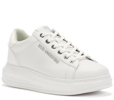 Karl Lagerfeld Kapri NFT Kounter Dames Sneakers Van Wit Leer - maat EU 40.5 / UK 7