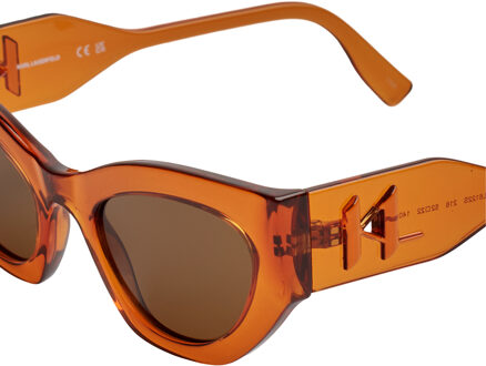 Karl Lagerfeld Kattenoog Zonnebril KL6122S Dames Bruin - One Size