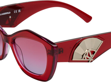 Karl Lagerfeld Kattenoog Zonnebril KL6127S Vrouwen Rood - One Size