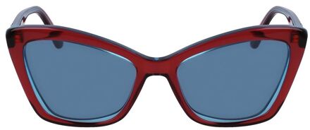 Karl Lagerfeld Kl6105s Kat-Oog Zonnebril Donkerrood - One Size