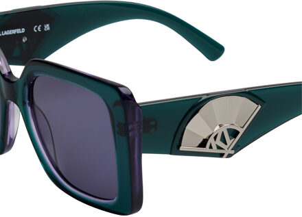 Karl Lagerfeld KL6126S Vierkante Zonnebril voor Vrouwen Groen