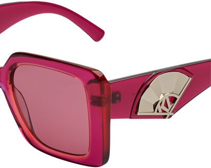 Karl Lagerfeld KL6126S Vierkante Zonnebril voor Vrouwen - maat Roze
