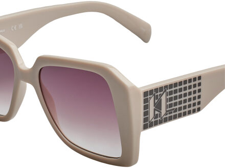 Karl Lagerfeld KL6140S Vierkante Zonnebril voor Vrouwen Beige - One Size