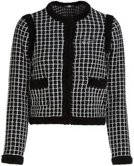 Karl Lagerfeld Klassieke Gebreide Cardigan Sweater Karl Lagerfeld , Multicolor , Dames - Xl,L