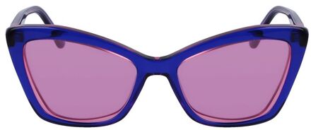 Karl Lagerfeld Klkl6105s Cateye Zonnebril - maat Middelblauw