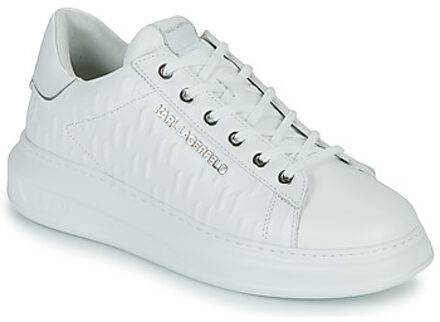 Karl Lagerfeld Lage Sneakers Karl Lagerfeld KAPRI MENS Monogram Emboss Lo" Wit - 41,42,43,44