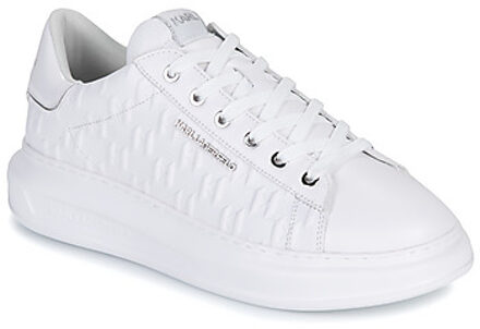 Karl Lagerfeld Lage Sneakers Karl Lagerfeld KAPRI MENS Monogram Emboss Lo" Wit - 42,43,44