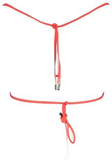 Karl Lagerfeld Logo Bikini Top Oranje