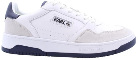 Karl Lagerfeld Luxe Polonia Sneakers voor Mannen Karl Lagerfeld , White , Heren - 44 Eu,43 Eu,41 Eu,40 Eu,42 EU