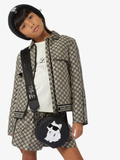 Karl Lagerfeld Meisjes vest zwart beige - 110