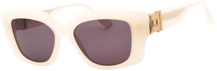 Karl Lagerfeld Melkwitte Zonnebril - One Size