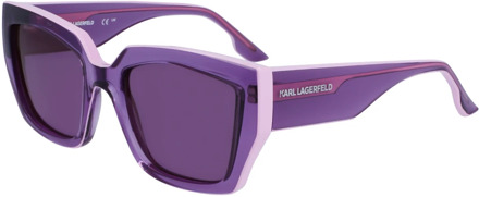 Karl Lagerfeld Mode Zonnebril Kl6143S Model 662 Karl Lagerfeld , Purple , Dames - 53 MM