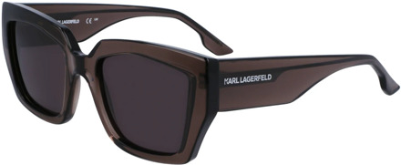 Karl Lagerfeld Mode Zonnebril Kl6143S Zwart Karl Lagerfeld , Black , Unisex - 53 MM