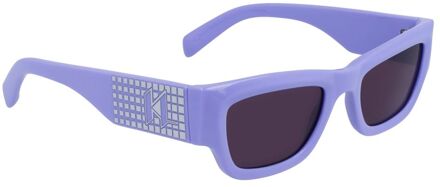 Karl Lagerfeld Paars geïnjecteerde zonnebril - maat