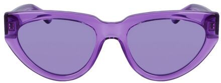 Karl Lagerfeld Paarse Geïnjecteerde Zonnebril - maat