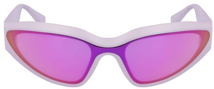 Karl Lagerfeld Paarse Geïnjecteerde Zonnebril