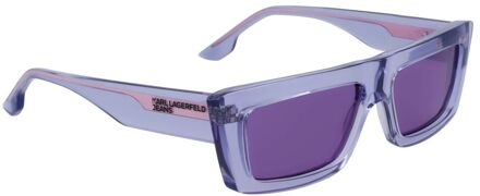 Karl Lagerfeld Paarse Ingeinjecteerde Zonnebril - maat