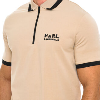 Karl Lagerfeld Polo korte mouw 745081 man - maat S Beige