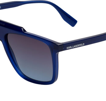 Karl Lagerfeld Rechthoekige zonnebril KL6107S Heren - maat Blauw