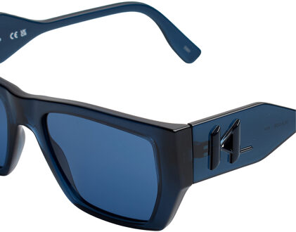 Karl Lagerfeld Rechthoekige Zonnebril KL6123S Heren-Vrouwen - maat Blauw