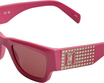 Karl Lagerfeld Rechthoekige zonnebril KL6141S Dames Roze