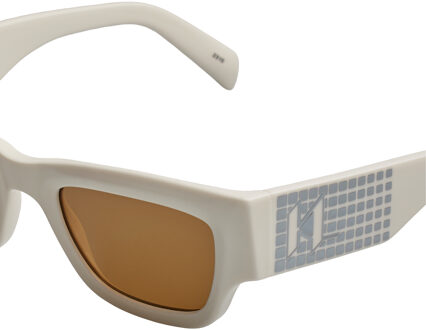 Karl Lagerfeld Rechthoekige zonnebril KL6141S Dames Wit