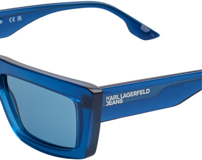 Karl Lagerfeld Rechthoekige Zonnebril KLJ6147S Heren-Vrouwen Blauw