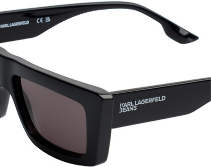 Karl Lagerfeld Rechthoekige Zonnebril KLJ6147S Heren-Vrouwen Zwart - One Size