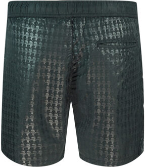 Karl Lagerfeld Rue Street All Black Logo Zwarte Zwemshorts - maat