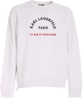 Karl Lagerfeld Sweatshirts Hoodies Karl Lagerfeld , White , Heren - 2Xl,Xl,M,S