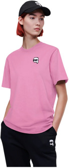 Karl Lagerfeld T-shirt Karl Lagerfeld , Pink , Dames - S,Xs