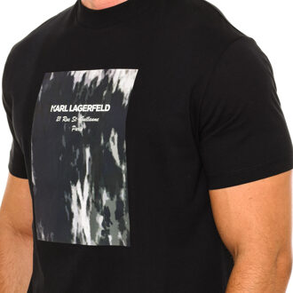 Karl Lagerfeld T-shirt korte mouw 755052 man Zwart