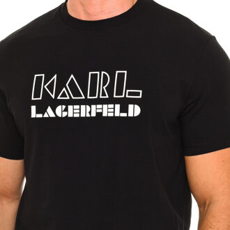 Karl Lagerfeld T-shirt korte mouw 755060 man Zwart