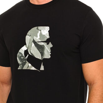 Karl Lagerfeld T-shirt korte mouw 755404 man - maat S Zwart