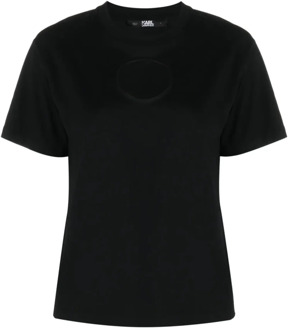 Karl Lagerfeld T-Shirts Karl Lagerfeld , Black , Dames - S