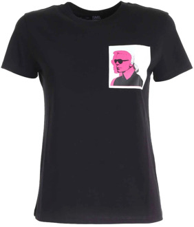 Karl Lagerfeld T-Shirts Karl Lagerfeld , Black , Dames - Xl,M,S,Xs