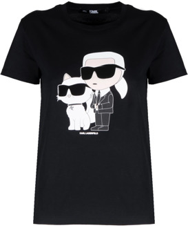 Karl Lagerfeld T-Shirts Karl Lagerfeld , Black , Dames - XS