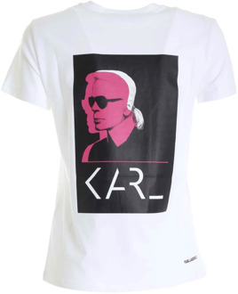 Karl Lagerfeld T-Shirts Karl Lagerfeld , White , Dames - L,S,Xs