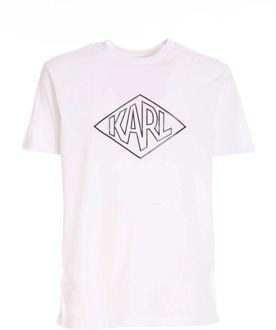 Karl Lagerfeld T-Shirts Karl Lagerfeld , White , Heren
