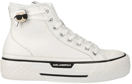 Karl Lagerfeld Witte Sneaker Kampus Max III Karl Lagerfeld , White , Dames - 36 Eu,38 Eu,39 EU