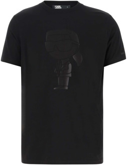 Karl Lagerfeld Zwart Logo T-Shirt Karl Lagerfeld , Black , Heren - 2Xl,L,M,S