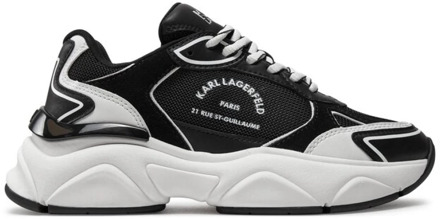 Karl Lagerfeld Zwarte Sneakers Regular Fit Karl Lagerfeld , Black , Heren - 41 Eu,43 Eu,42 Eu,44 EU