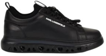 Karl Lagerfeld Zwarte Sneakers Regular Fit Karl Lagerfeld , Black , Heren - 42 Eu,41 Eu,44 Eu,43 EU