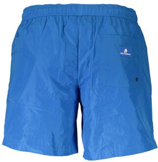 Karl Lagerfeld Zwemshorts Logo Koord Hemelsblauw