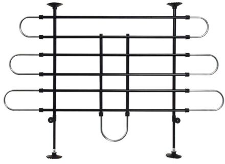 Karlie Autorek Hond - Zilver zwart - 100x160 cm