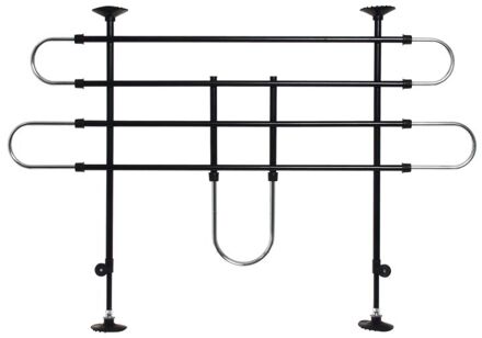 Karlie Autorek Hond - Zilver zwart - 90x140 cm