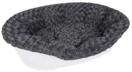 Karlie Cuddly Cover - Hondenmandovertrek - Grijs - 70x47x22cm - Klein