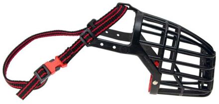 Karlie Muilkorf Hond - Maat 6 - Zwart - Kunststof - M/L