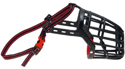 Karlie Muilkorf Hond - Maat 7 - Zwart - Kunststof - L